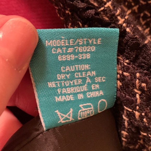 La Redoute Tweed Jacket with contrasting trim - Picture 11 of 11